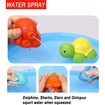 Bath Toy Water Spray Floating Animals Bath Pool Accessory Shark Fishing Game for Kids