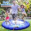 3 in 1 Splash Pad, Sprinkler for Kids and Dogs, 67 Inch Inflatable Summer Water Toys, Outdoor Splash Play Mat, Backyard Water Toys,Gifts and Boys and Girls