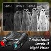 Night Vision Goggles 4K Night Vision Binoculars for Adults 3.2'' HD Screen Binoculars 8X Digital Zoom with 32GB Memory Card for Camping Hunting