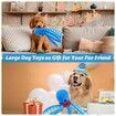 Squeaky Dog Toys for Large Dogs Plush Dog Toys Octopus Stuffed Dog Toys for Indoor Play(Blue)