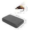 Fly Fishing Lure Kit Portable Simulated Fly Fishing Lure with Storage Box for River Hobbyist 50pcs