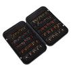 Fly Fishing Lure Kit Portable Simulated Fly Fishing Lure with Storage Box for River Hobbyist 50pcs