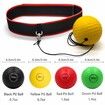 Boxing Reflex Ball - React Reflex Balls on String with Headband,Carry Bag and Hand Wraps - Improve Hand Eye Coordination,Punching Speed,Fight Reaction