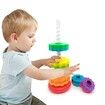 Spinning Stacking Toys, Educational Toddler Toys Stacking Rings Toy, Montessori Toy for Girls and Boys, Spin Gears Toys Christmas Birthday Gift for Kids