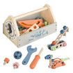Wooden Tool Box Educational Construction Toys for Kids Play Props Set Creative Gift for Boys and Girls Ages 3+ and Up