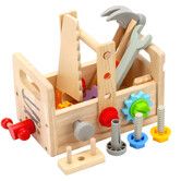 Wooden Tool Set for Kids, 29 Piece Construction Tool Set, STEM Educational Toy, Toddler Toys, Toddler Toys, Toys for 4+ Year Olds