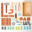 Wooden Tool Set for Kids, Wooden Tool Box, Montessori Toys, Wooden Tool Kit for Kids, Role Play, Educational Building Toys