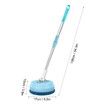 Electric Cleaning Brush, Power Scrubber, Cordless Floor Scrubber with Adjustable Long Handle, Kitchen/Bathroom Cleaning Tools for Floor, Window, Tiles, Walls