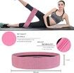 3 in 1 Exercise Kit with Mattress Bar Hip Thrust Anklets Exercise Weight Elastic Bands Resistance for Exercises Fitness Pink