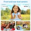 Kids Camera for Kids, Digital Camera for Kids Ages 4, 5, 6, 7, 8, 9, Christmas Birthday Gifts, MP3 Player, Kids Camera for 10-12 Years Old, children's camera with 32 GB card, Blue