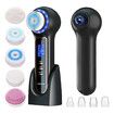 Facial Cleansing Brush, Rechargeable Face Scrubber for Exfoliating, Massaging and Deep Pore Cleansing Black
