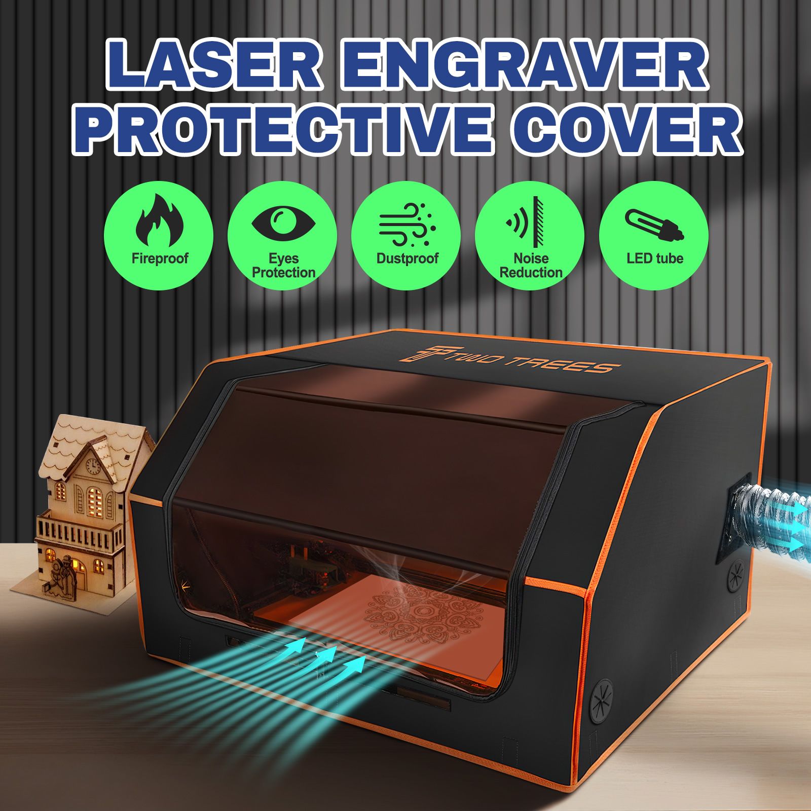 Best Deal for Creality Laser Engraver Enclosure, Fireproof and Dustproof
