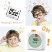 Digital Visual Timer, 60 Minute Countdown Timer for Kids and Adults for Home Kitchen White