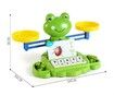 Frog English English Toy Set,Balance Counting Math Toy with Matching Letter Spelling Games，Math & Cards Learning Preschool Educational Game，Gift