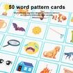 Wooden Sorting English Spelling Games, Reading Spelling Writing Games, Spelling Board Games, Words Learning Flashcards Alphabet Puzzle for Kids