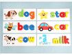 English Spelling Learning Toy Wooden ABC Alphabet Flash Cards Matching Shape Letter Games Montessori Preschool STEM Educational Toys for Toddler Kids