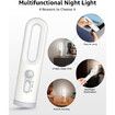 Rechargeable Night Light with Motion Sensor 2 in 1, Portable LED Night Light Flashlight with Dusk to Dawn Sensor for Bedroom, Bathroom,Toilet, Reading, Camping