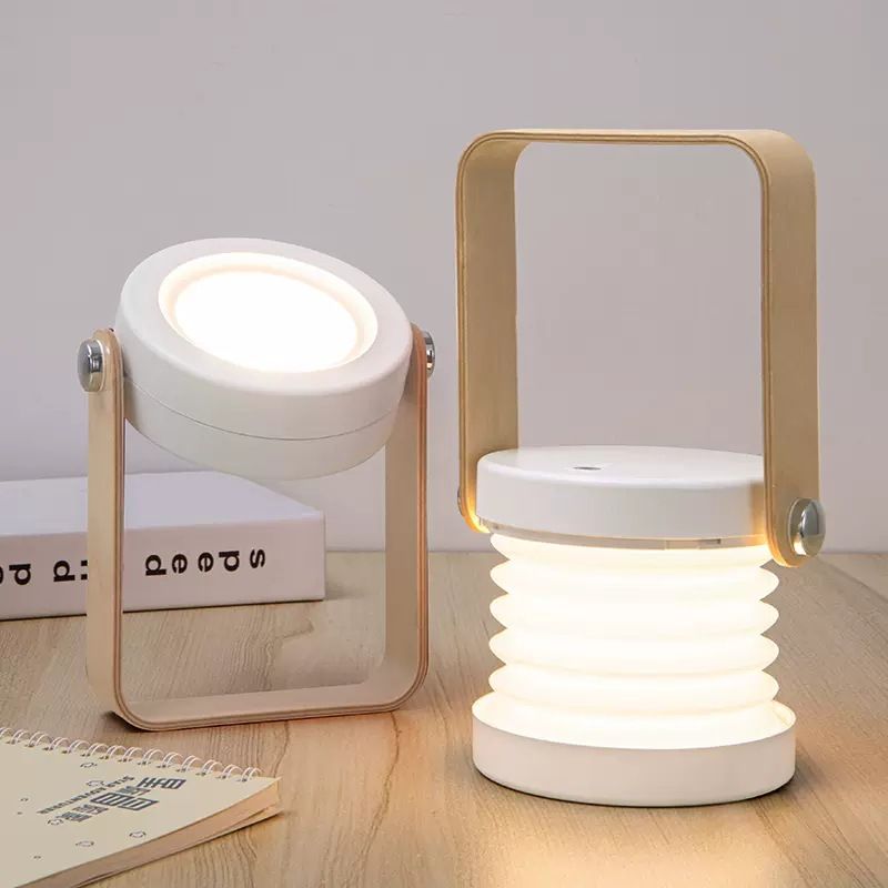 Rechargeable LED Lamp, 2000mAh Dimmable Multifunctional Portable Light, Bedside Lamp for Bedroom Living Room Outdoor Office Camping