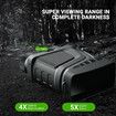 Binoculars Night Vision Goggles Infrared 1080P 5X Digital Zoom Hunting Telescope Outdoor Day Night Dual Use