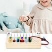 Piano with LED Lights Children's Electronic  Switch Busy Board, Hearing Exercise, Music Enlightenment Montessori Educational Toy
