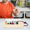 Piano with LED Lights Children's Electronic  Switch Busy Board, Hearing Exercise, Music Enlightenment Montessori Educational Toy