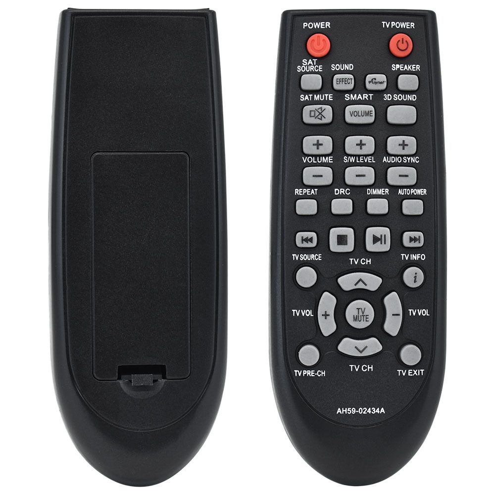 AH59-02434A Replace Soundbar Remote Control AH5902434A fit for Samsung Sound Bar Speaker System HW-E450 HW-E550 HW-E551 HW-E450ZA HW-E450C HW-E550ZA HW-E551ZA HWE450 HWE550 HWE551 HWE450ZA HWE450C