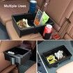 Car Armrest Tissue  Storage Box Car Adjustable Drink Holder Multifunctional Cup Holder Car Waste Organizer with Cover