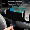 2-in-1 Car Armrest Box Tissue  Storage Box Car Adjustable Drink Holder Multifunctional Cup Holder with Two USB Charging Ports