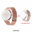 Smartwatch 1.45 Inch 300+ Watchfaces Compass Wireless Relojes Inteligentes Waterproof Smart Sport Watch for Grils Woman(Pink)