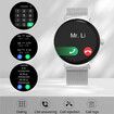 Smartwatch 1.45 Inch 300+ Watchfaces Compass Wireless Relojes Inteligentes Waterproof Smart Sport Watch for Grils Woman(Silver)