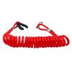 Outboard Engine Ignition Rope, 1 Pcs Plastic Engine Stop Switch Key Lanyard, Boat Engine Emergency Stop Switch Safety Lanyard Cord Replacement