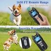 Remote Control Dog Training Collar,Waterproof Rechargeable Electric Shock Collar for Small Medium Large Dogs 15-150lbs with Flashlight Beep Vibration Modes