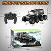 Remote Control Car, 8WD Offroad Waterproof RC Trucks, 1:12 RC Cars for Kids Ages 8-12, 2.4GHz All Terrain RC Drift Cars for Adults (Black)