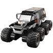 Remote Control Car, 8WD Offroad Waterproof RC Trucks, 1:12 RC Cars for Kids Ages 8-12, 2.4GHz All Terrain RC Drift Cars for Adults (Black)