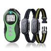 Dog Shock Collar for 2 Dogs, Remote Control Dog Training Collar for Large, Medium and Small Dogs, Waterproof Rechargeable Electronic Collar with 4 Modes (Green)
