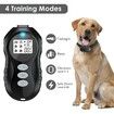 Remote Control Dog Training Collar for Large, Medium and Small Dogs, Waterproof Rechargeable Electronic Collar with Flashlight, Beep Vibration and Shock Training Modes