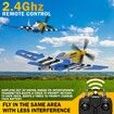 Remote Control Aircraft Plane,RC Plane with 3 Modes That Easy to Control,One-Key U-Turn Easy Control (Blue)