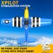 Remote Control Aircraft Plane,RC Plane with 3 Modes That Easy to Control,One-Key U-Turn Easy Control (Blue)