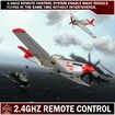 Remote Control Aircraft Plane,RC Plane with 3 Modes That Easy to Control,One-Key U-Turn Easy Control (Red)