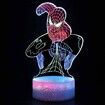 3 Color Changing Night Lamp, 3D Visual Illusion Heros LED Lamp for Kids Toy Christmas Birthday Gifts Spiderman