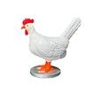 Chicken Egg Lamp - Bronze Resin, Modern Style, Fun Night Light 14*15.5*6cm