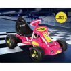 Rigo Kids Pedal Go Kart Ride On Toys Racing Car Plastic Tyre Pink