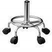 Artiss Salon Stool Swivel Height Adjustable Round Barber Spa Chair PU Black