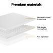 Giselle Bedding Memory Foam Mattress Topper 7-Zone Airflow Pad 8cm King White