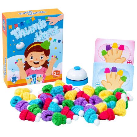 Children's 40 Thumb  FINGERS HATS educational set  minds and foster interaction.