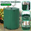 Rain Water Tank Barrel 225L Rainwater Collection System Collapsible Bucket Portable Storage Container Catcher Garden Watering Harvesting 59 Gallon