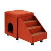 2 IN 1 Dog Ramp Pet Stairs Wooden Cat Steps Puppy Ladder With Bed Foldable for Car Couch Sofa Window House Indoor