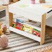 4 IN 1 Kids Table and Chairs Set Childrens Activity Centre Picnic Play Study Furniture Indoor Outdoor Drawing Art Gaming Craft Book Storage Desk