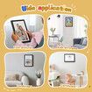 5 Pcs Art Frames Craft Display Kids Artwork Photo Storage Canvas Wooden Black Children A4 Hold 150 Pictures