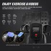 Fitness Spin Bike Stationary Bicycle Workout Indoor Cycling Home Gym Exercise Cardio Trainer Adjustable Belt Drive Phone Holder LCD Monitor